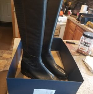 Cole Haan Tall Black Boots, size 11B